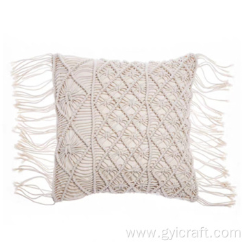 boho macrame throw pillows